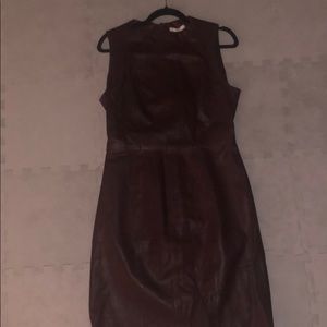 Boss Leather Dress- size 8